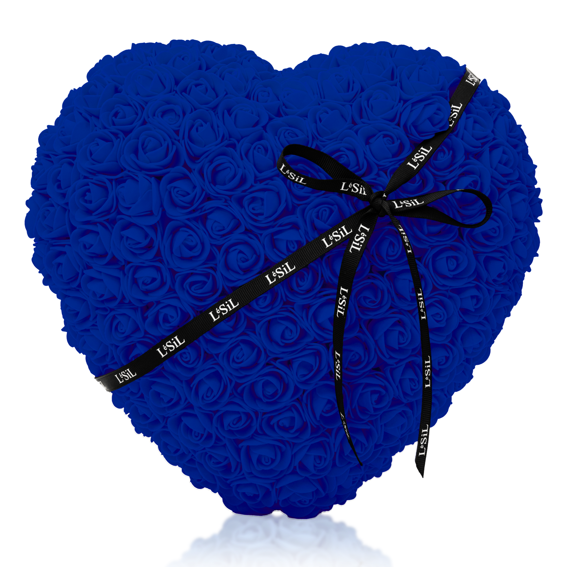 Royal Blue Roses Heart Rose Heart - Diamond Blue – LéSiL HK